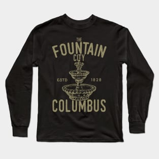 Columbus Georgia : The Fountain City Long Sleeve T-Shirt